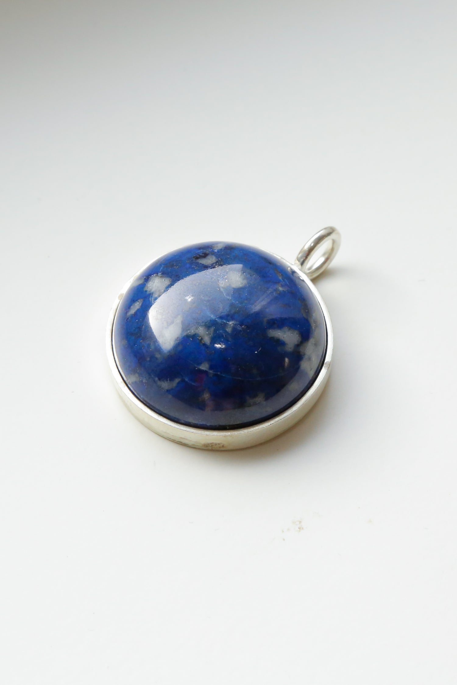 The Royal Blue Sodalite Pendant - The Aristocrate - Round Gemstone 30g