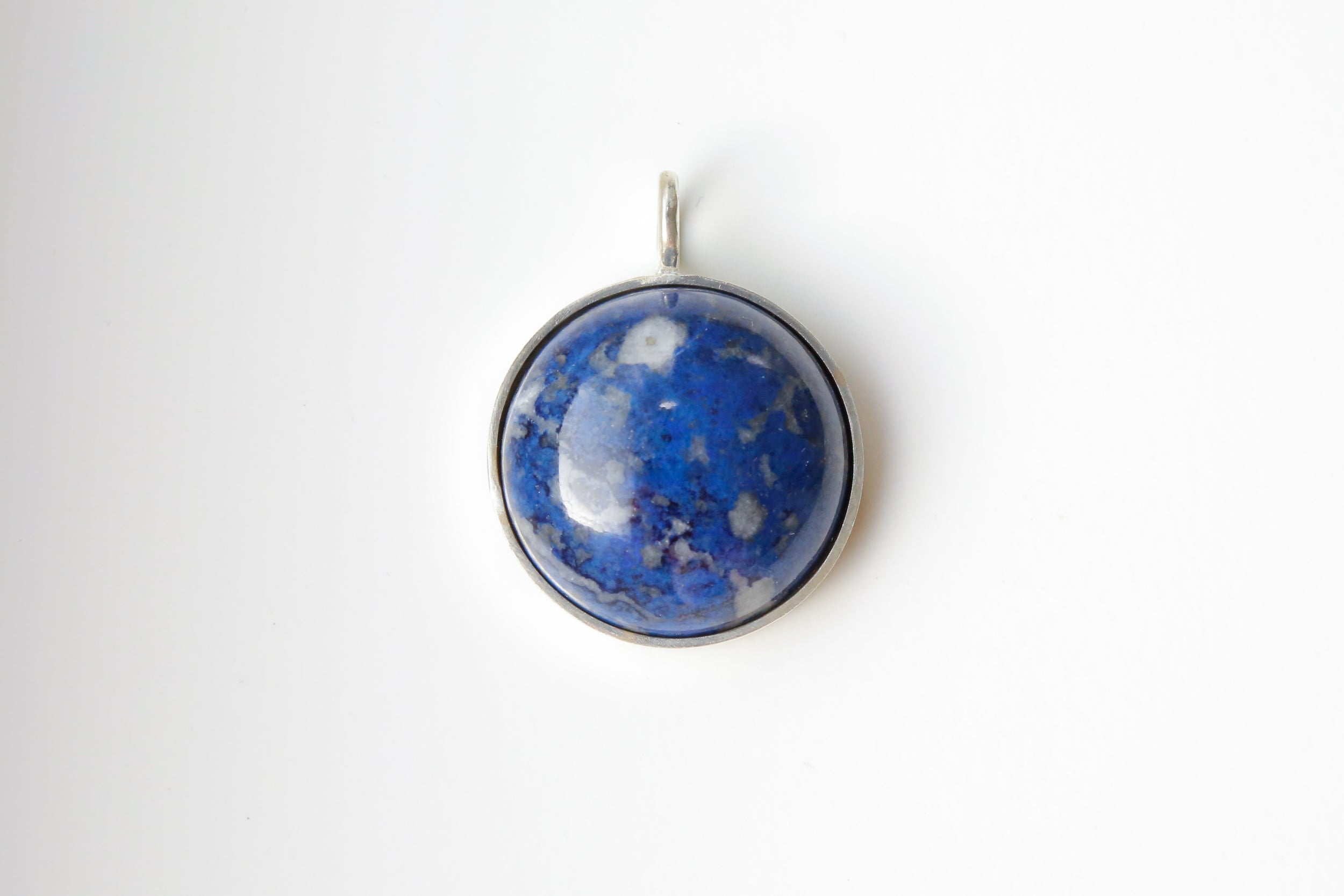 The Royal Blue Sodalite Pendant - The Aristocrate - Round Gemstone 30g