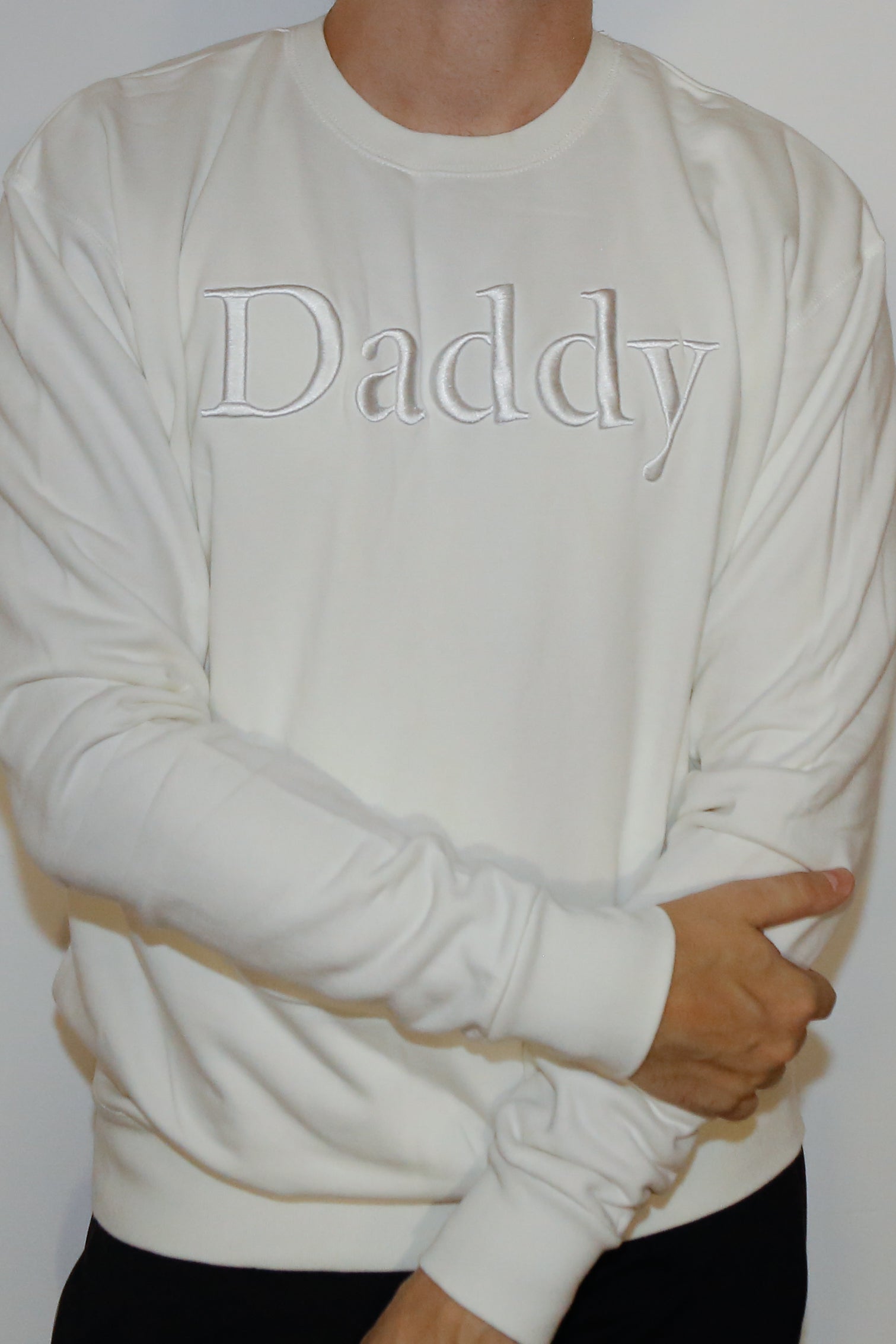 The Original Daddy - Sweatshirt - High Quality Embroidered Application