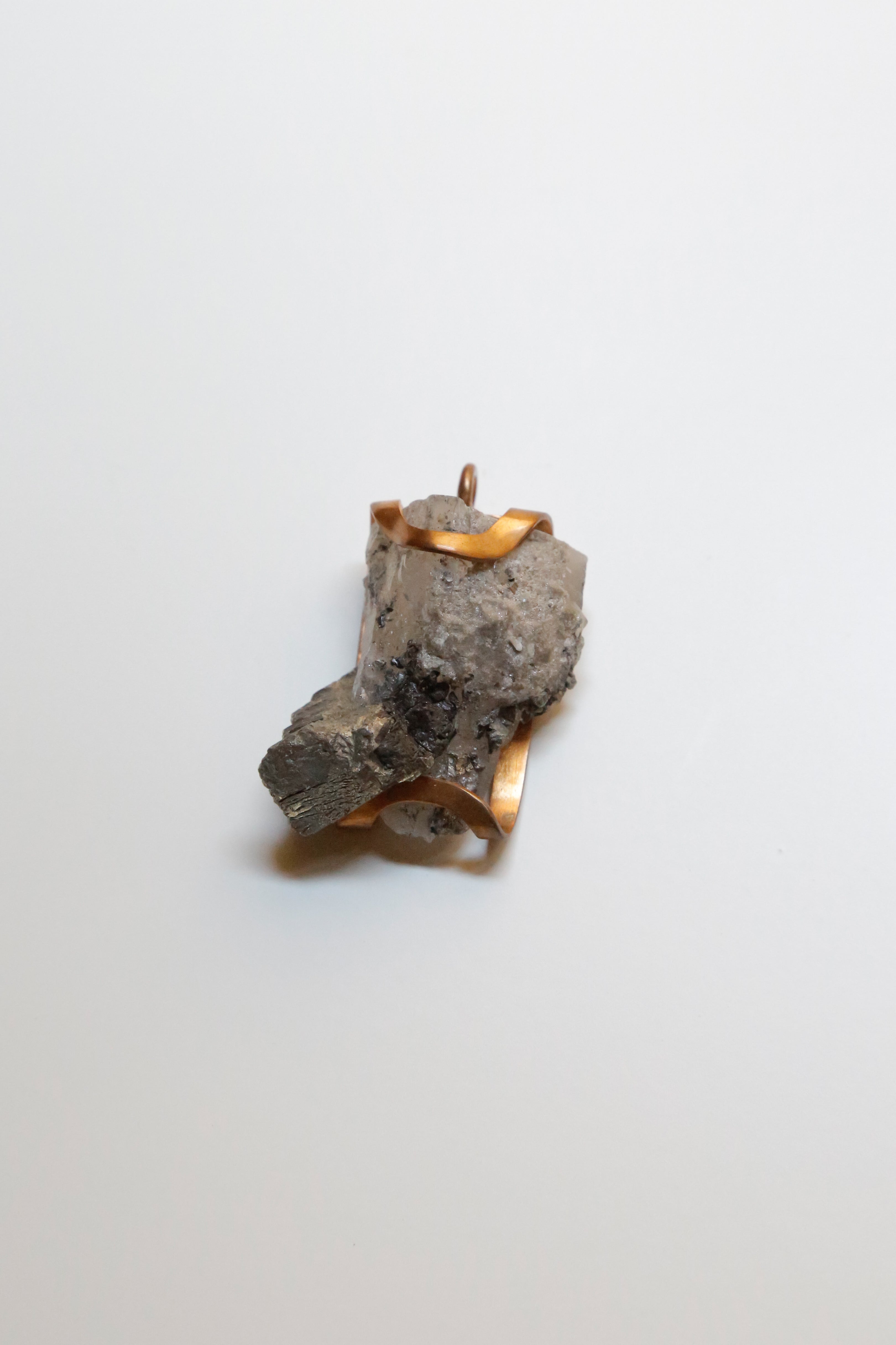 The Mountain Quartz with Pyrite Pendant - Specimen Class Crystal