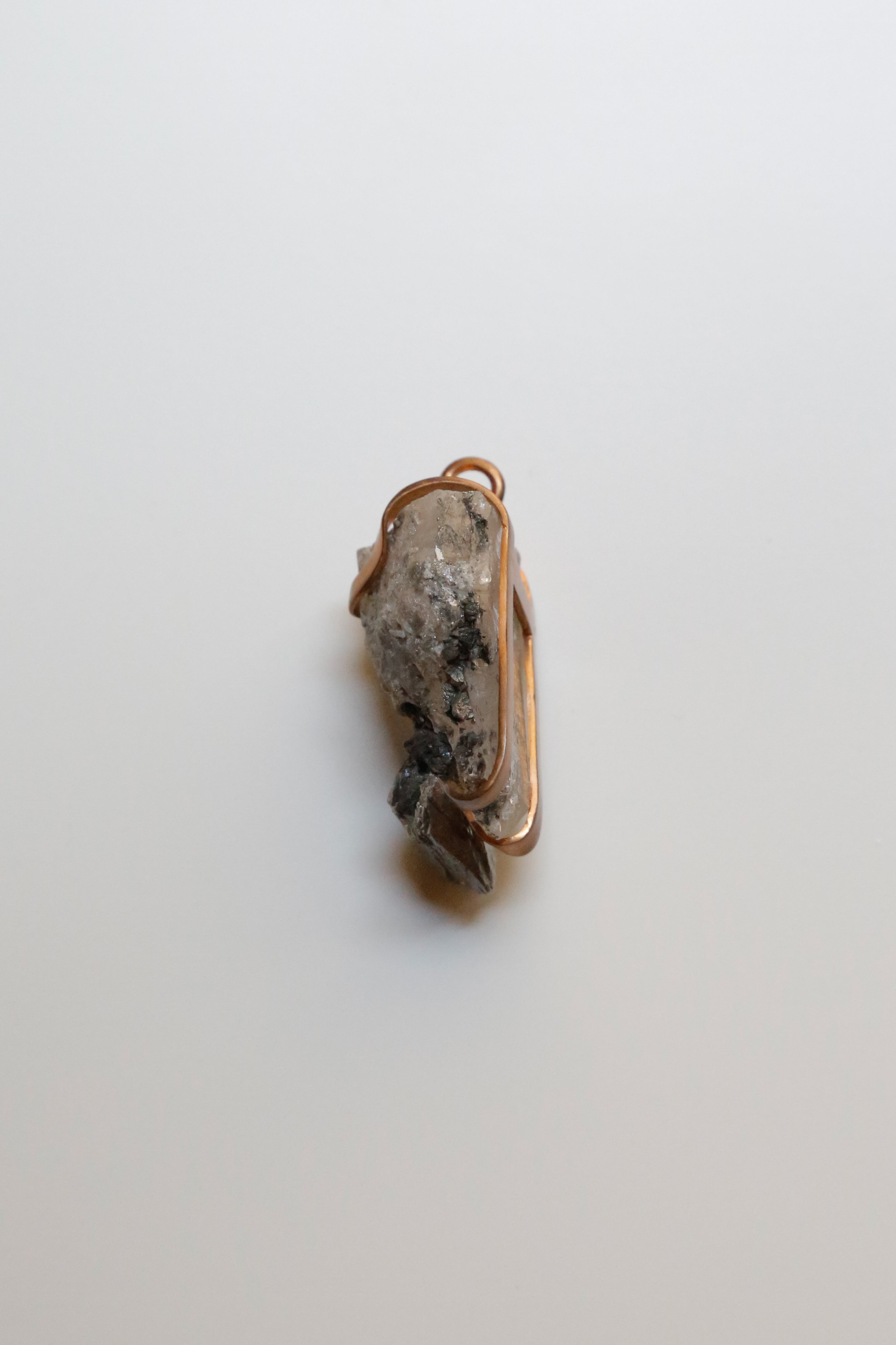 The Mountain Quartz with Pyrite Pendant - Specimen Class Crystal