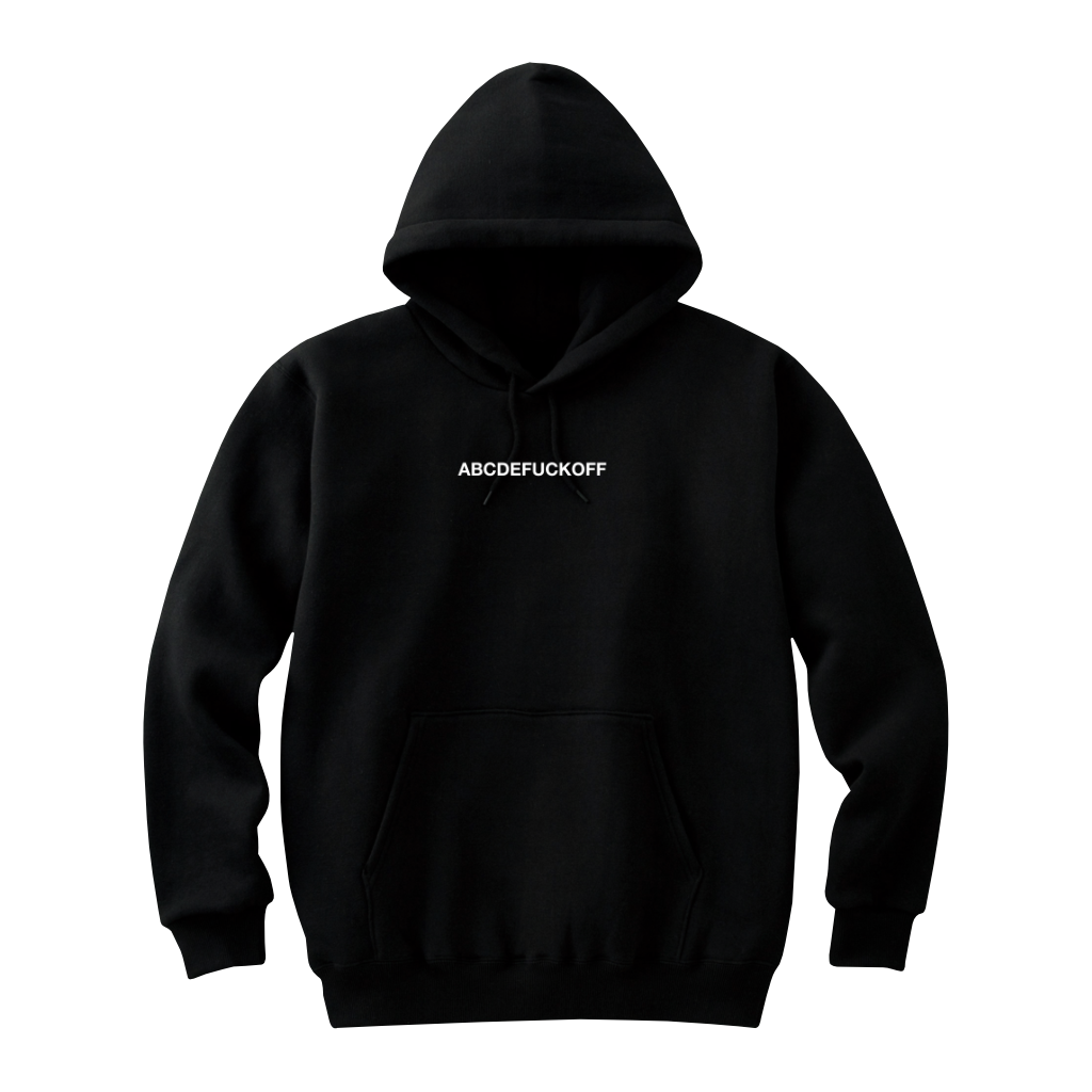 MAYL Wear - Hoodie, Abcdefuckoff - Black