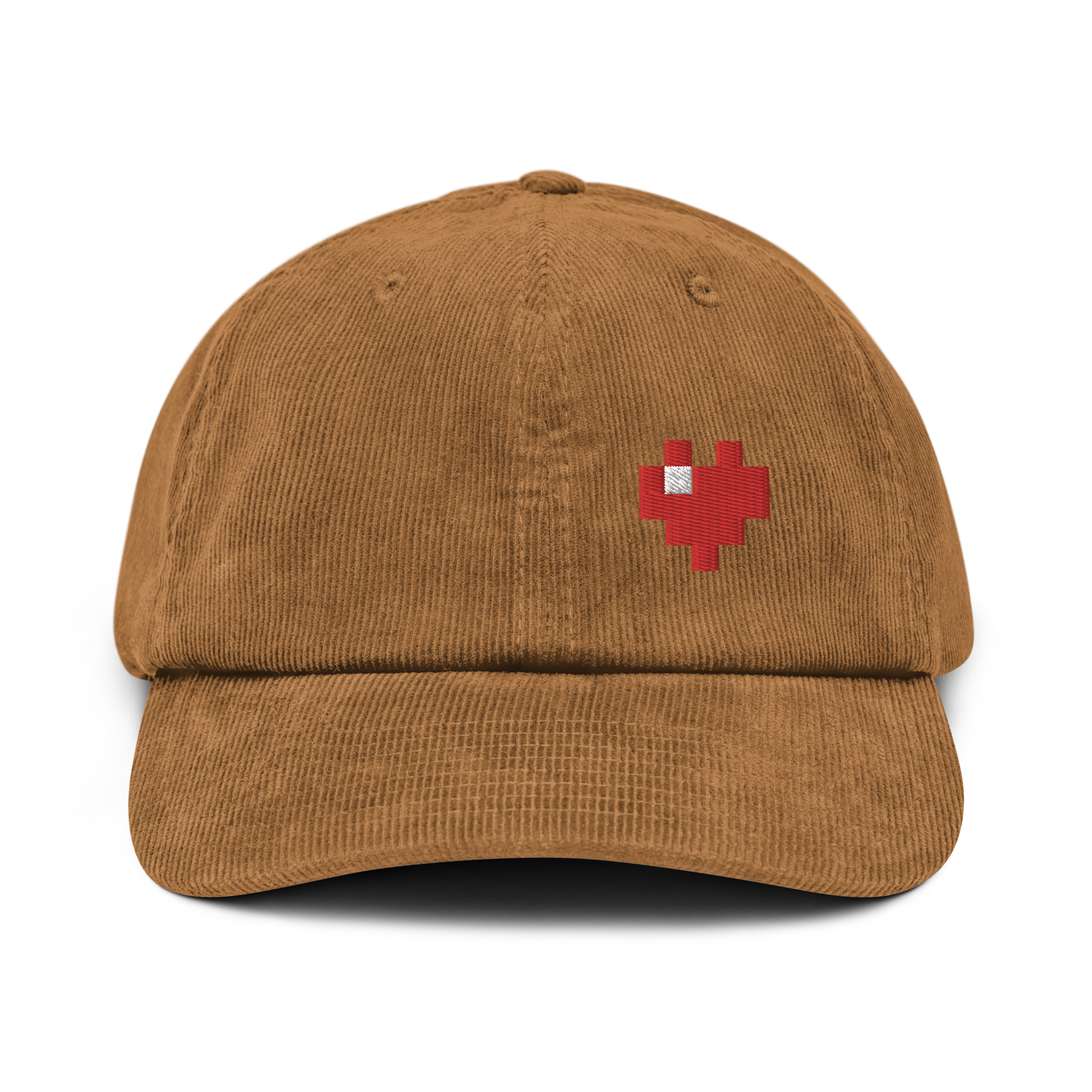 Corduroy Hat - Pixel Heart
