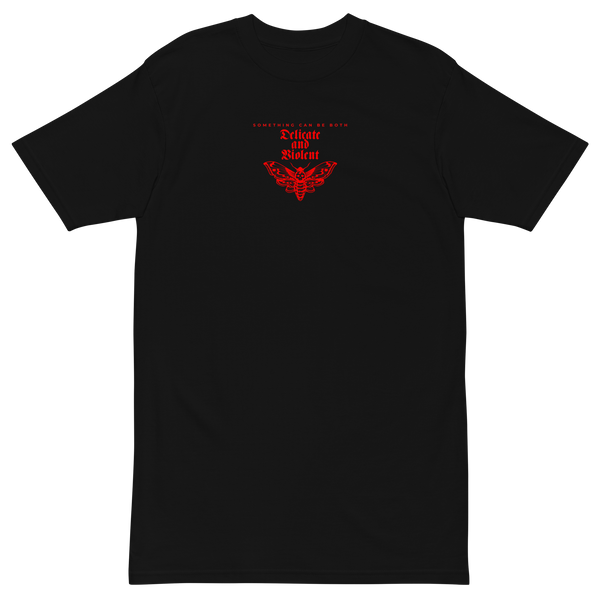 T-shirt - Delicate and Violent - Premium Heavyweight