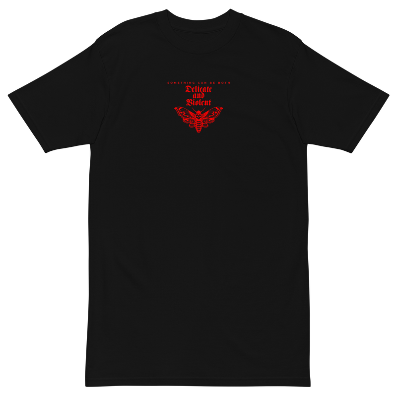 T-shirt - Delicate and Violent - Premium Heavyweight