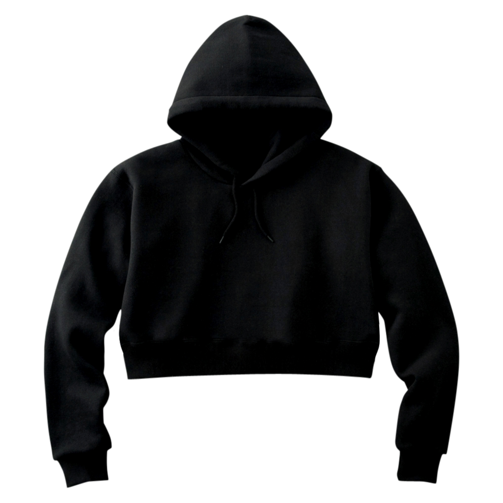 MAYL Wear Classic - Cropped Hoodie - Black