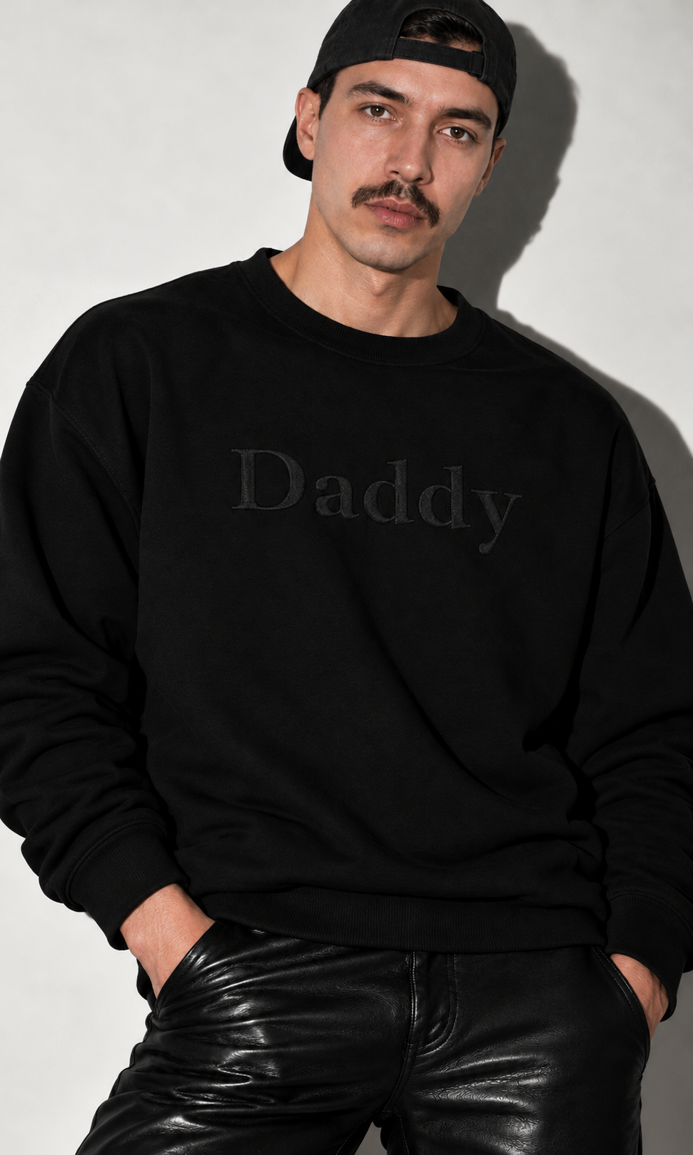 The Original Daddy - Sweatshirt - Embroidered Application