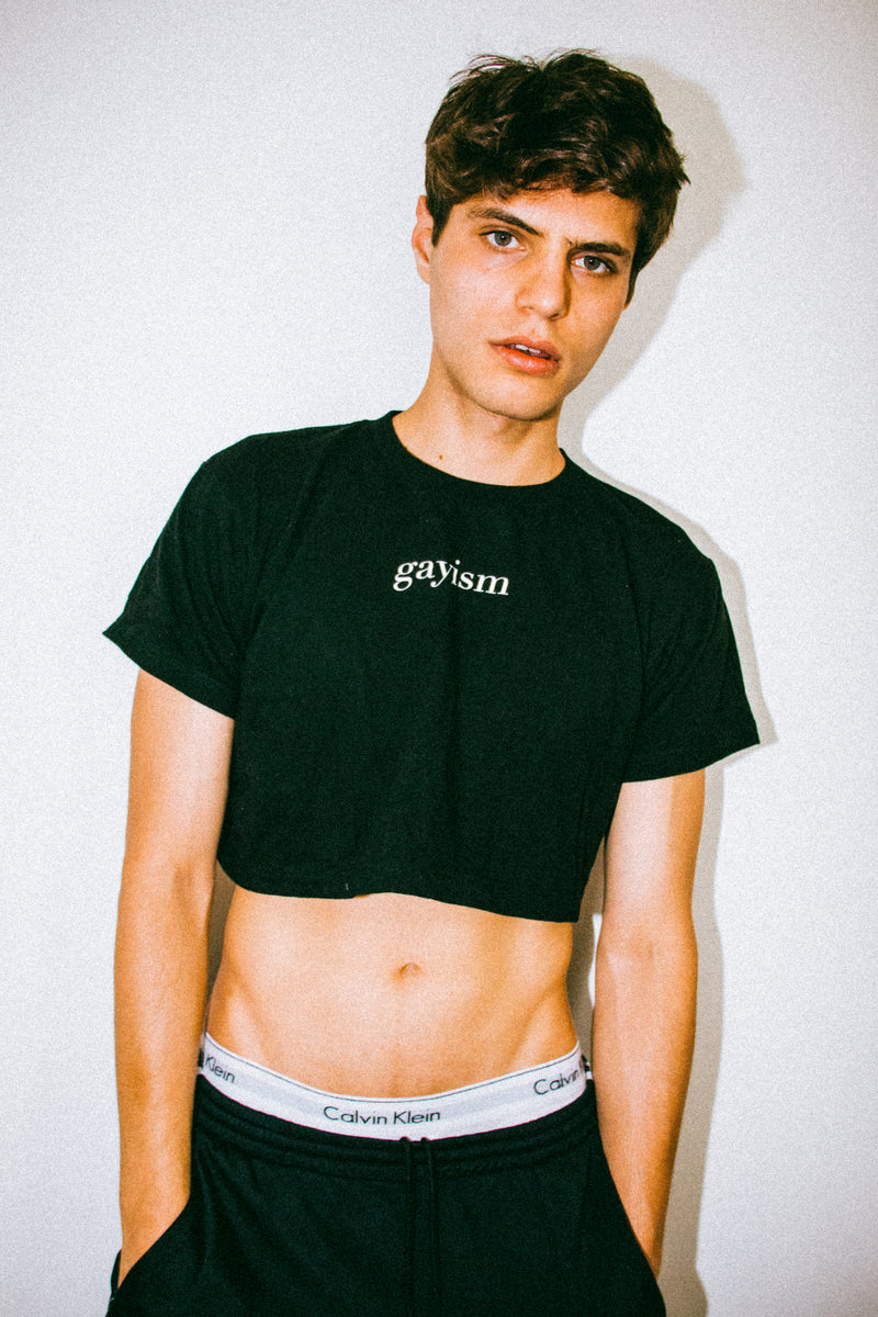 MAYL Wear - Cropped T-shirt, Gayism - Black