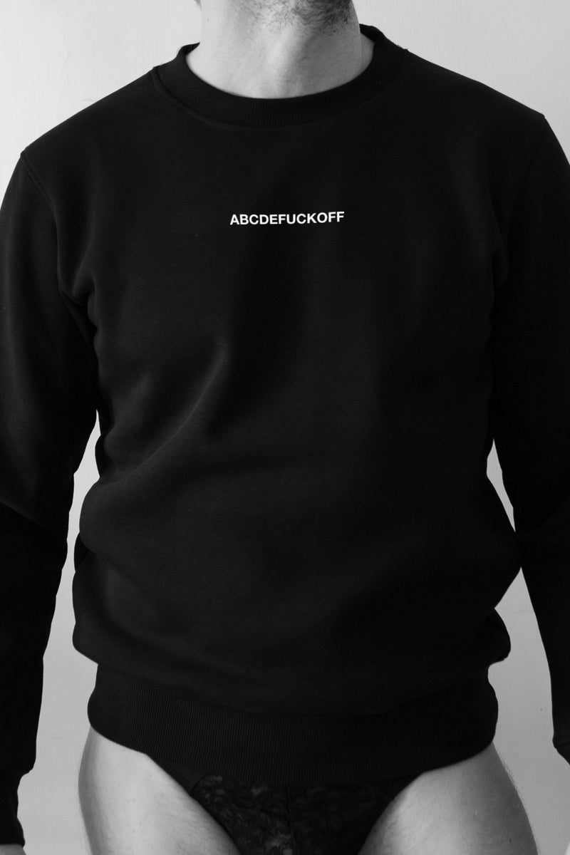 Sweatshirt, Abcdefuckoff