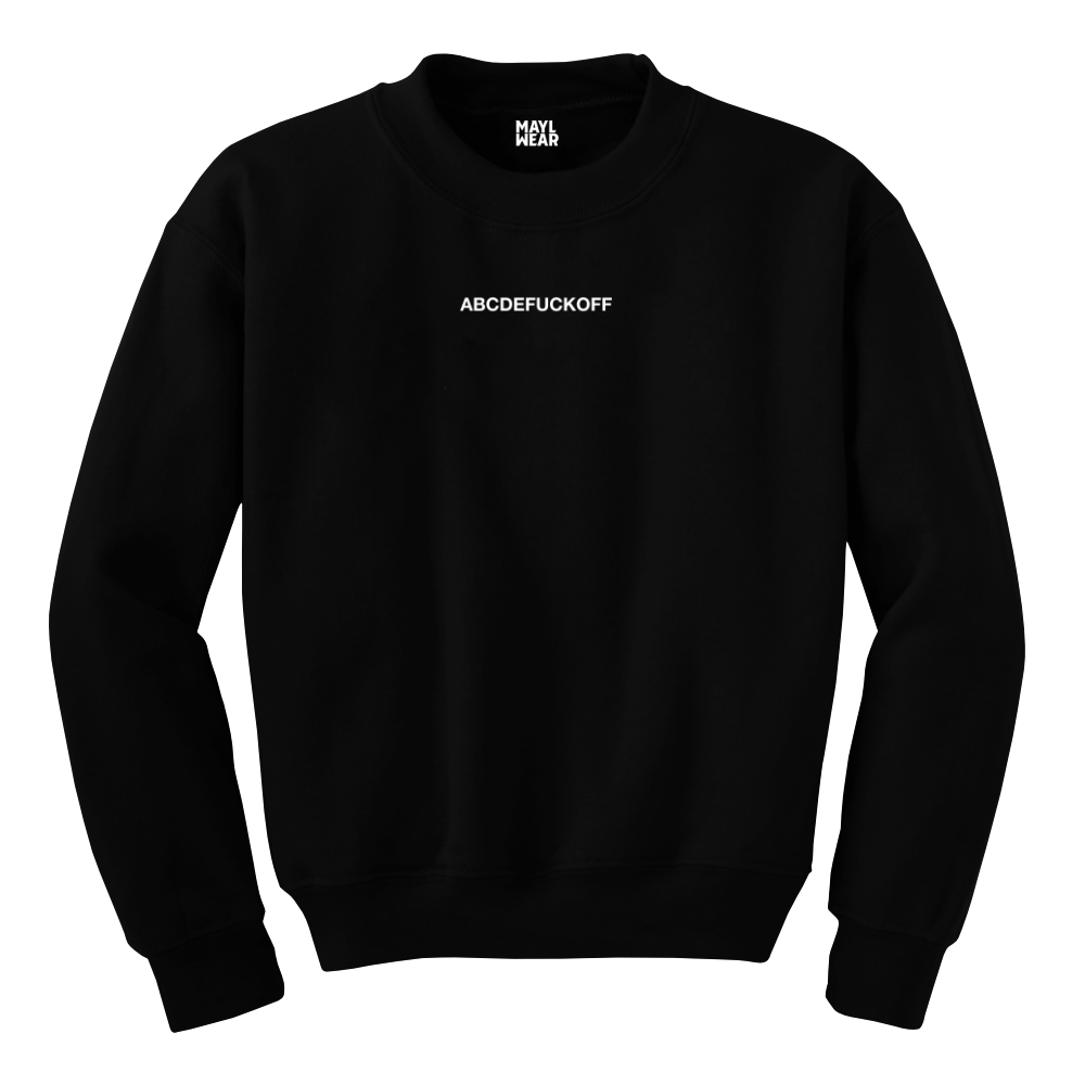 Sweatshirt, Abcdefuckoff
