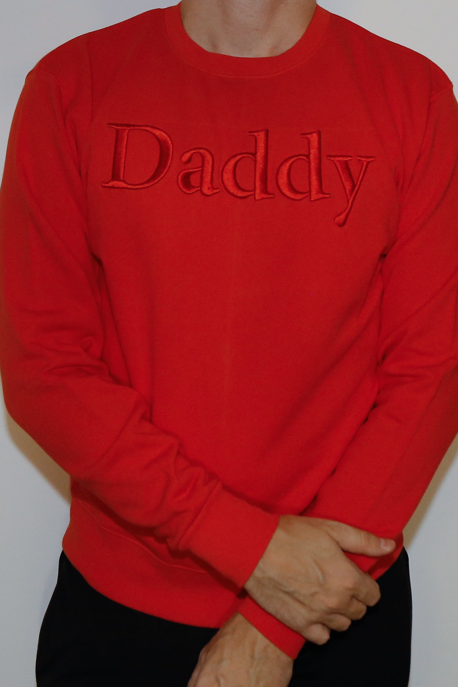 The Original Daddy - Sweatshirt - High Quality Embroidered Application