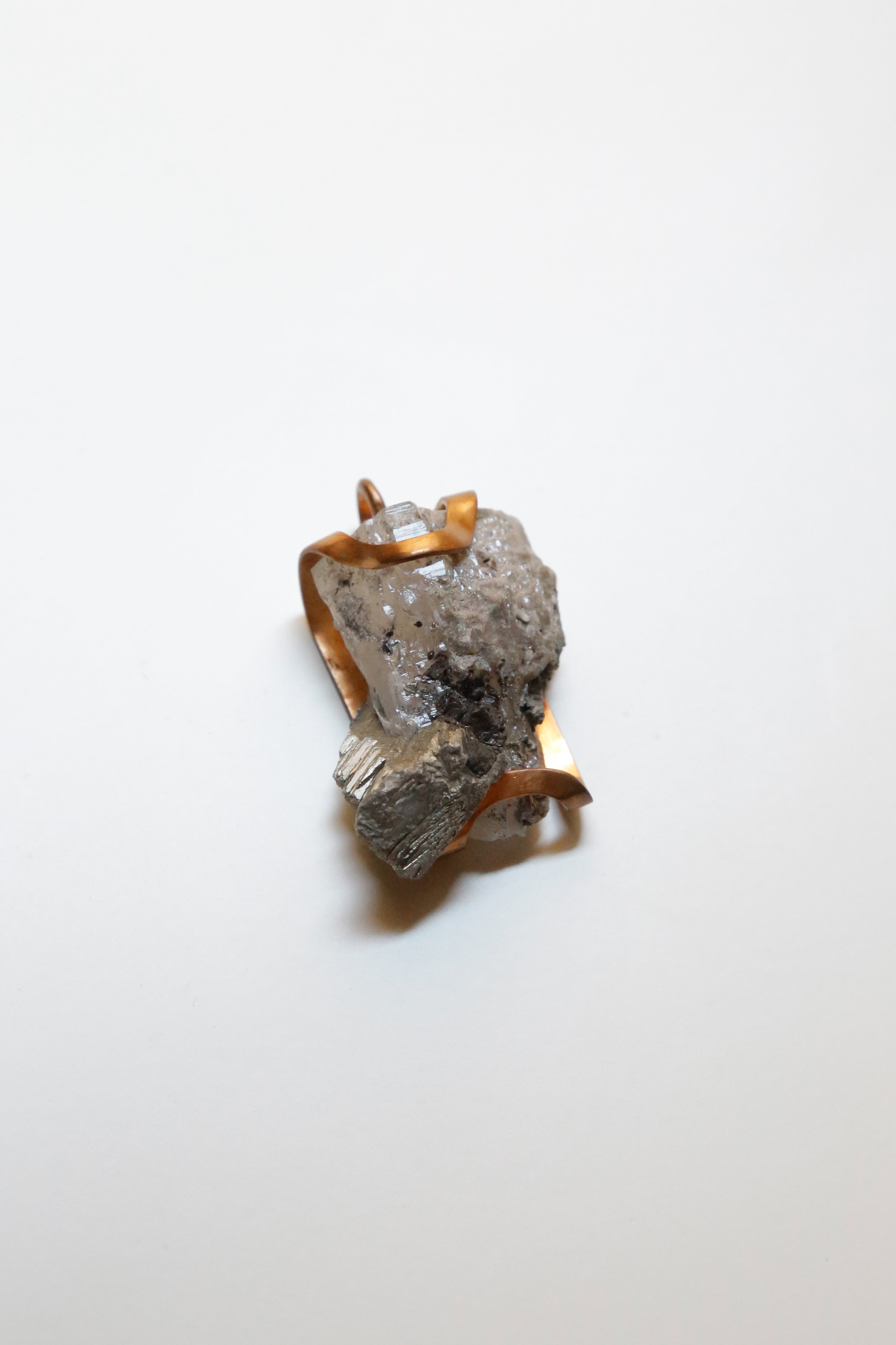 The Mountain Quartz with Pyrite Pendant - Specimen Class Crystal