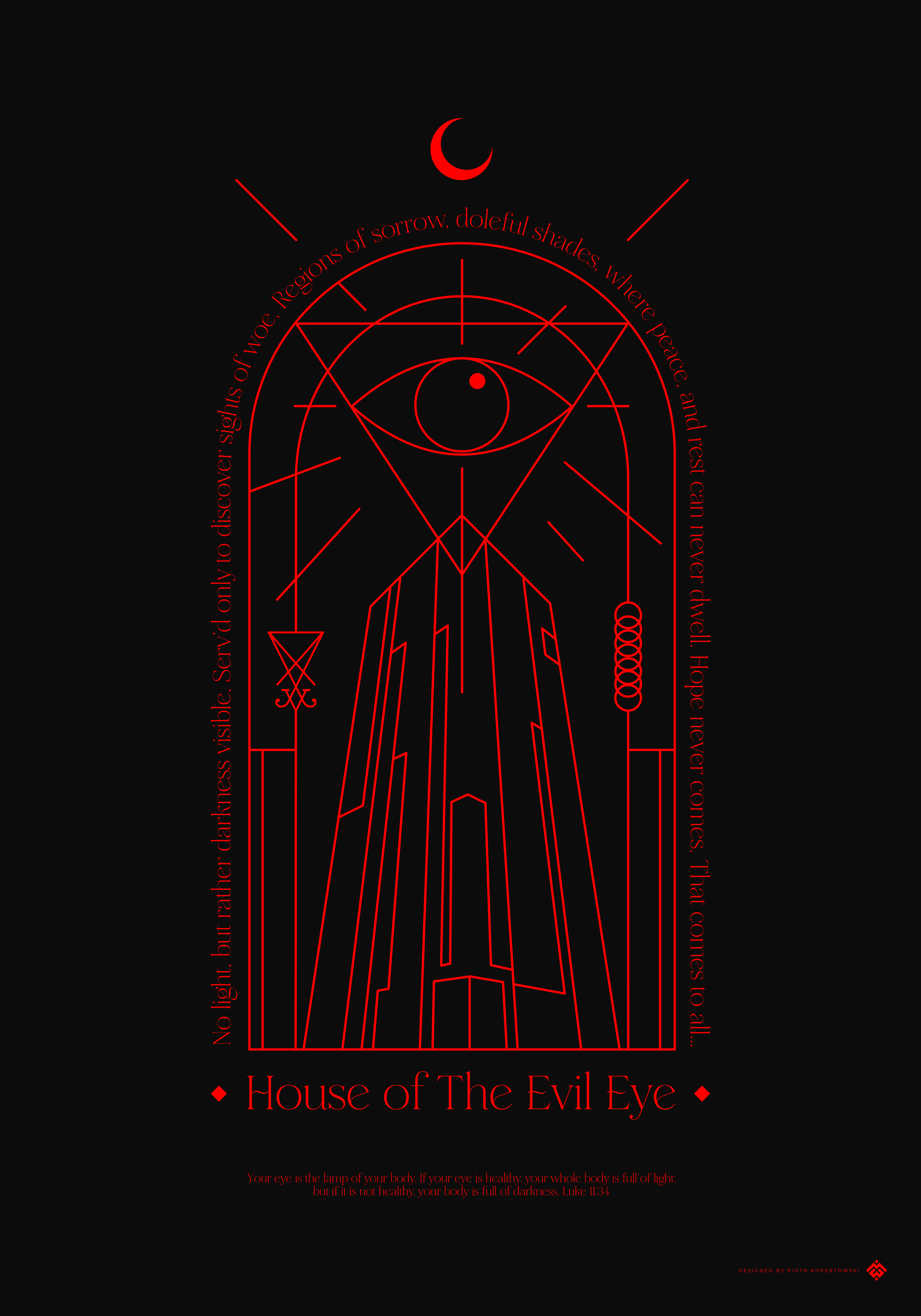 Print - House of The Evil Eye - Giclée Quality
