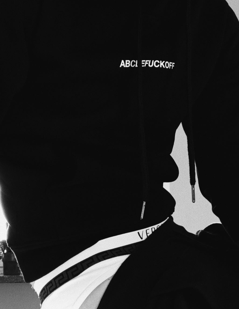 MAYL Wear - Hoodie, Abcdefuckoff - Black