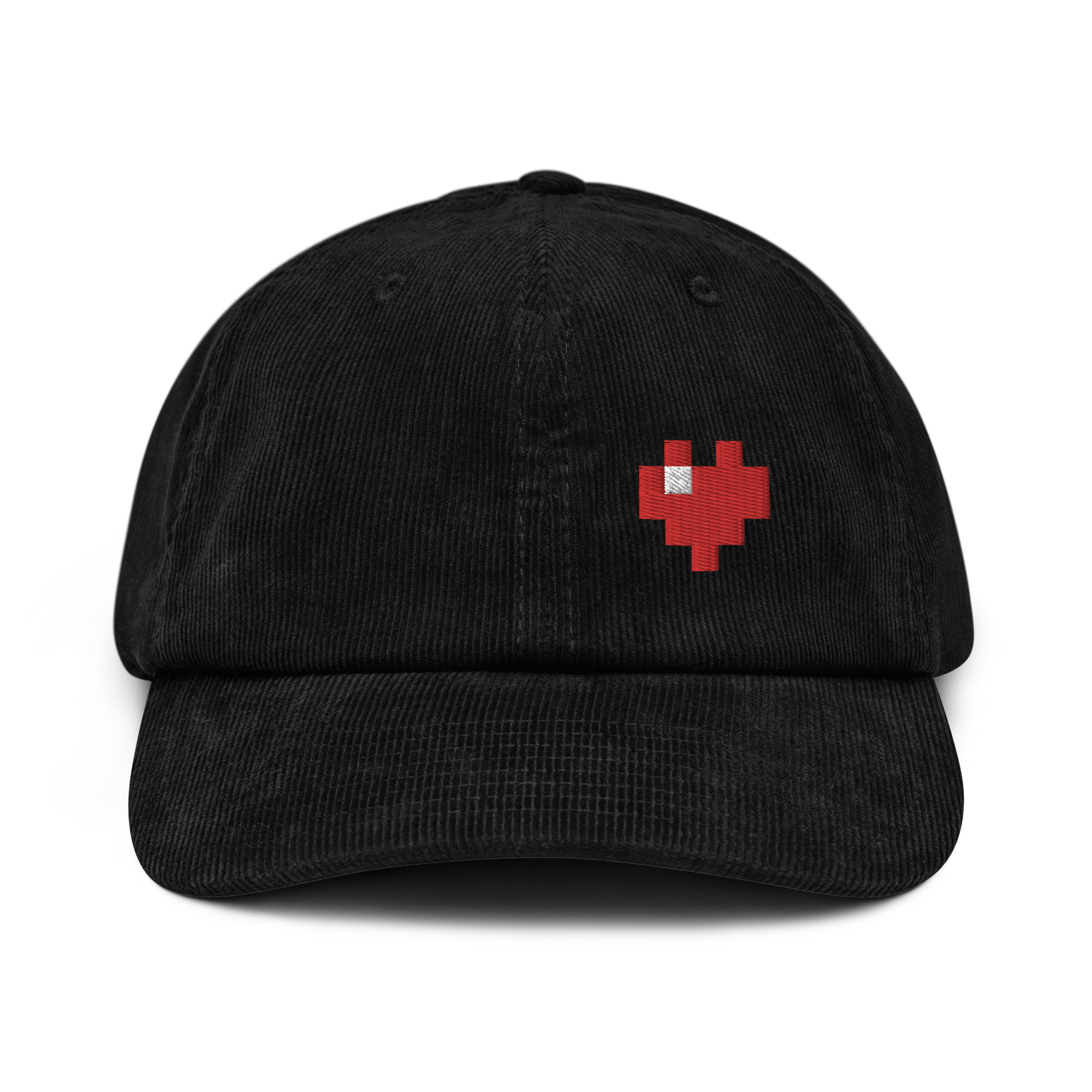 Corduroy Hat - Pixel Heart