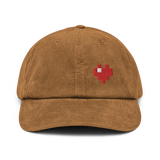 Corduroy Hat - Pixel Heart