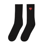 Socks - Pixel Heart - Embroidered