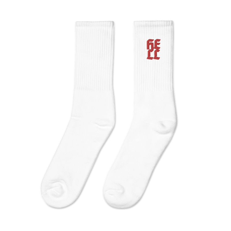 Socks - Hell - Embroidered