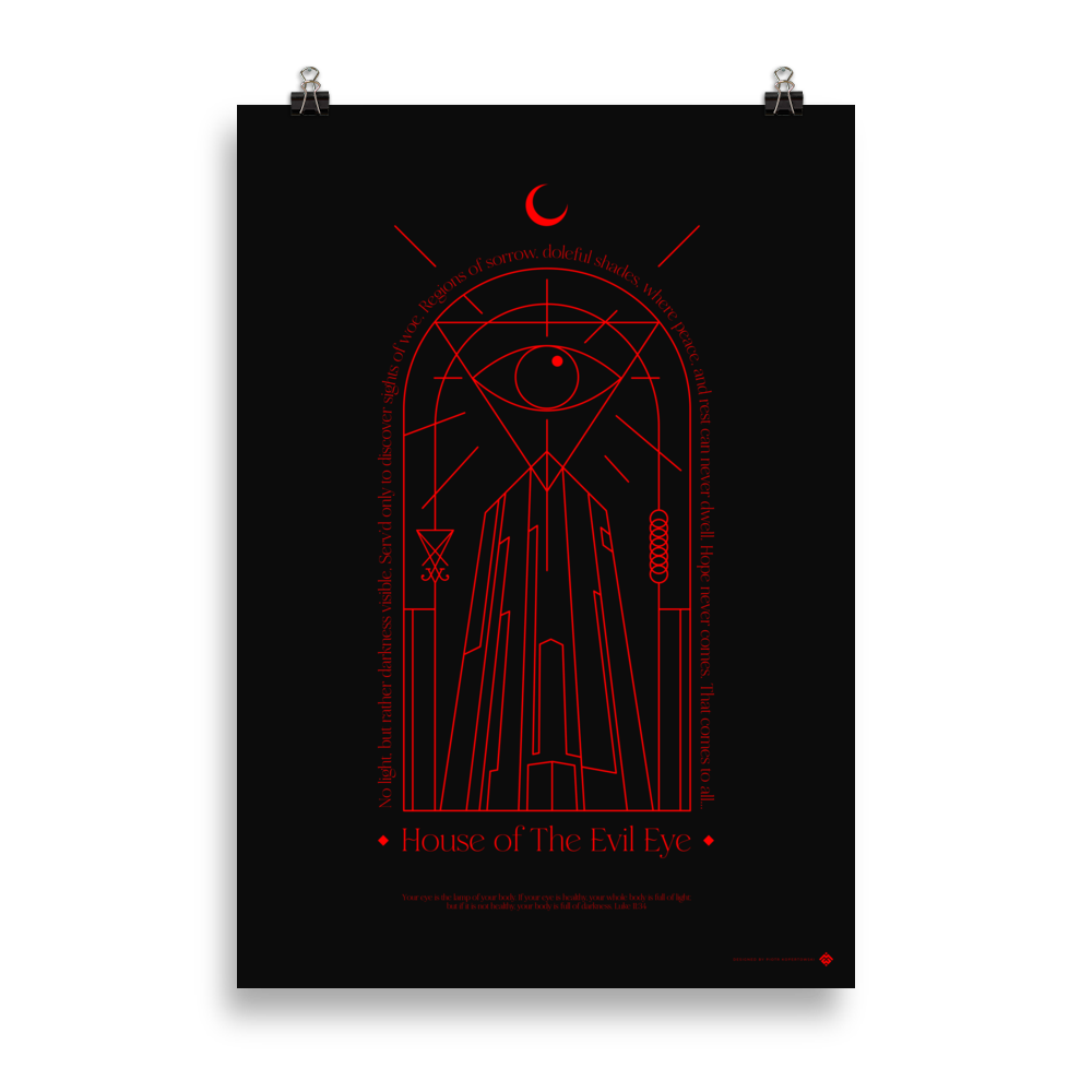 Print - House of The Evil Eye - Giclée Quality