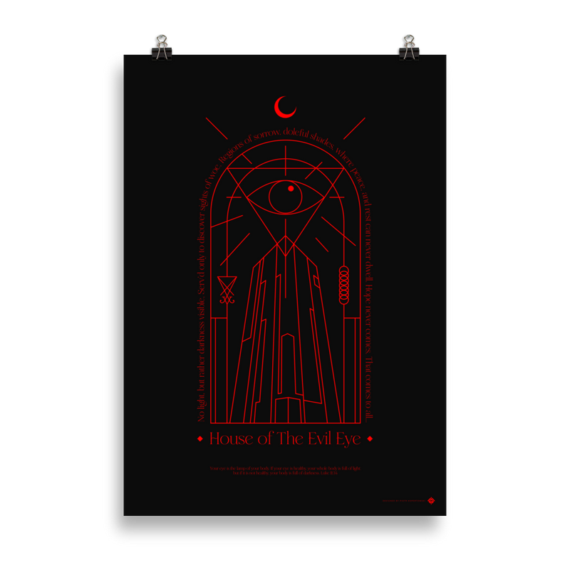 Print - House of The Evil Eye - Giclée Quality