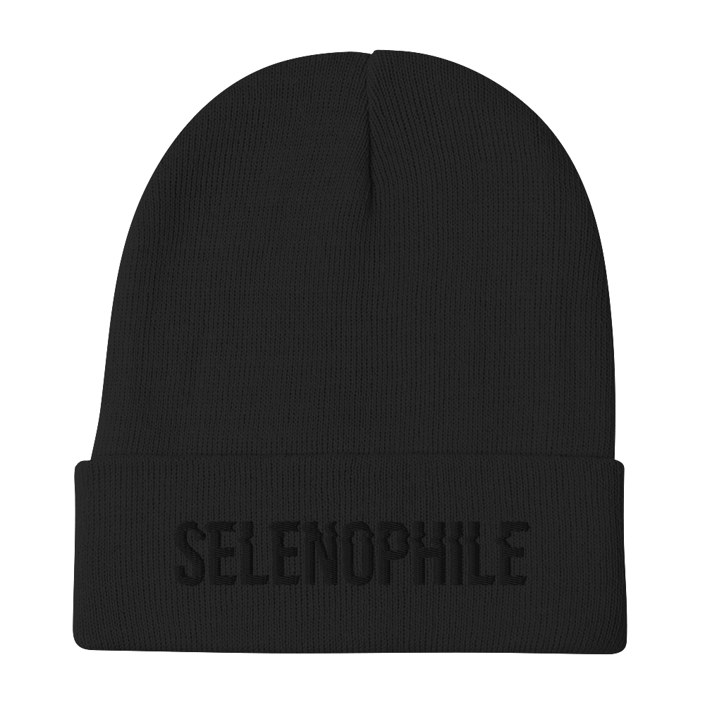 Cuffed Beanie - Selenophile - Embroidered