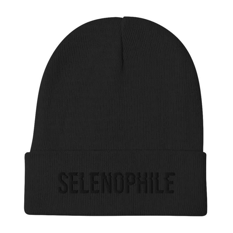 Cuffed Beanie - Selenophile - Embroidered