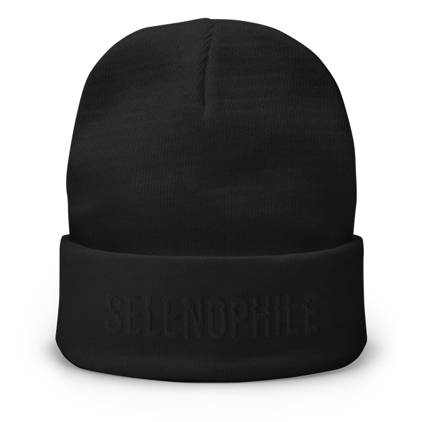 Cuffed Beanie - Selenophile - Embroidered