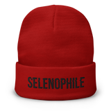 Cuffed Beanie - Selenophile - Embroidered