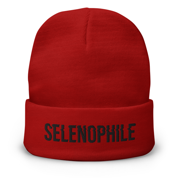 Cuffed Beanie - Selenophile - Embroidered