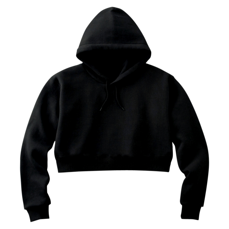 MAYL Wear Classic - Cropped Hoodie - Black