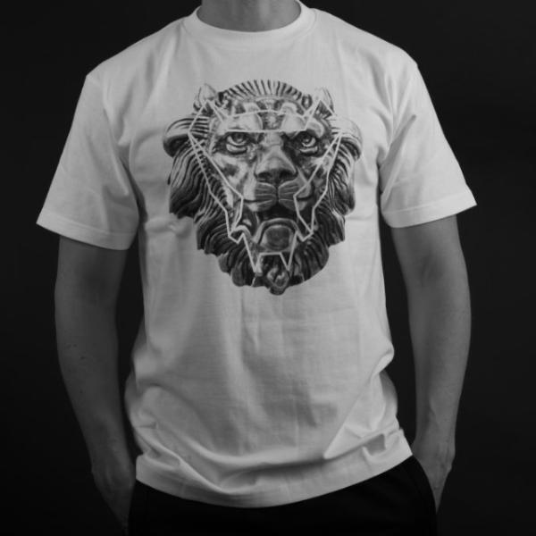 MAYL Wear - T-shirt, The Lion - White