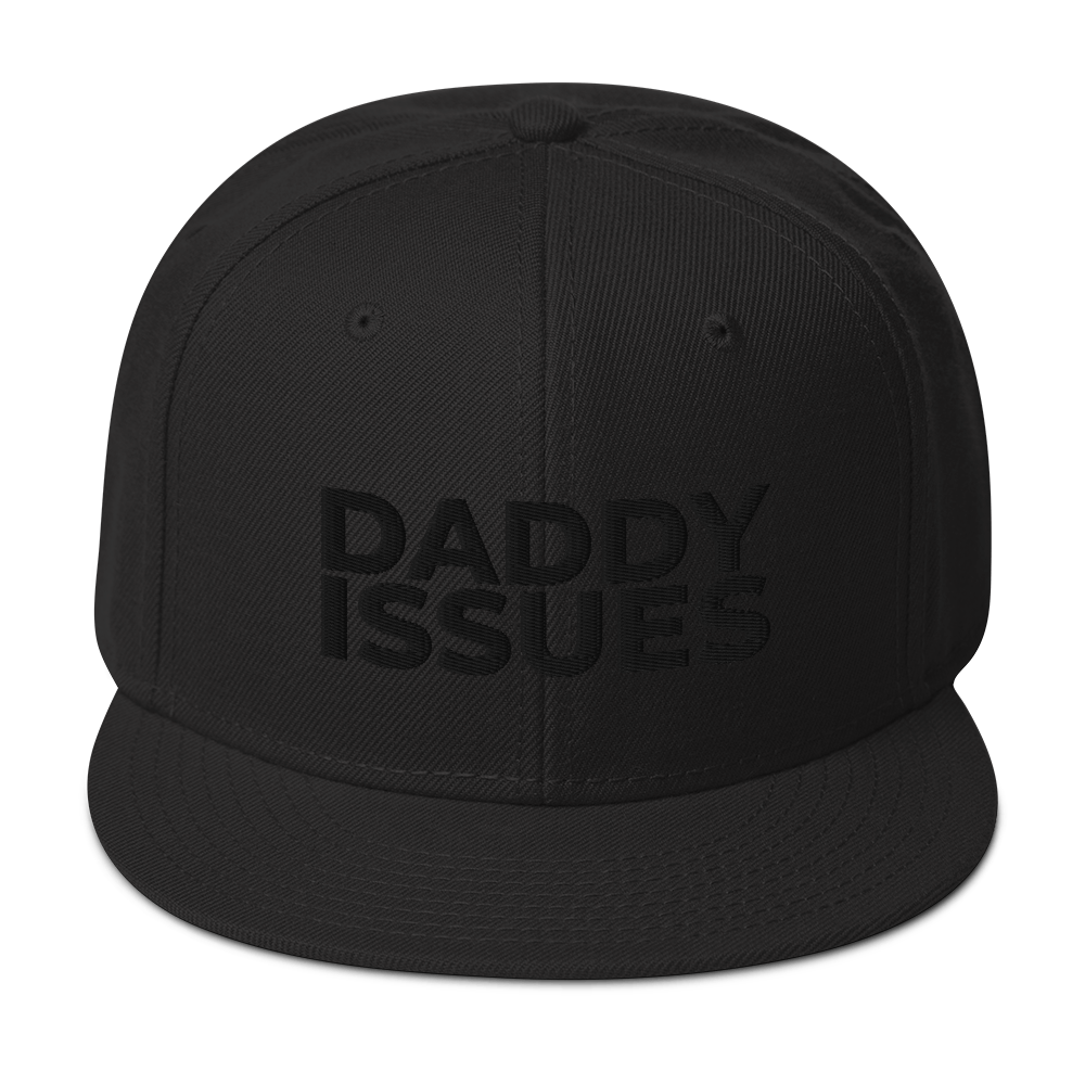 The Original Daddy - Hat, Daddy Issues - Black, Embroidered