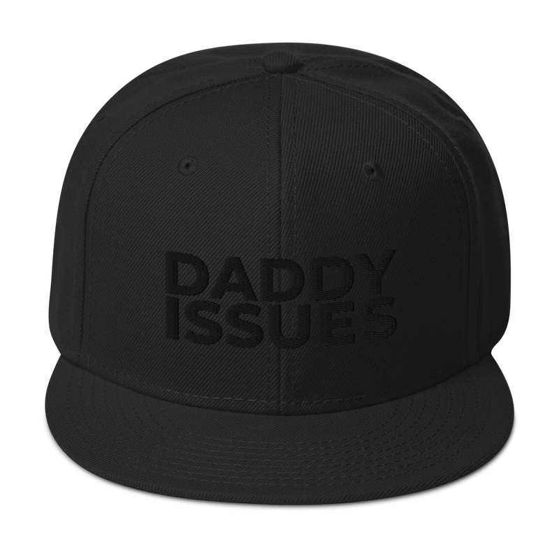 The Original Daddy - Hat, Daddy Issues - Black, Embroidered