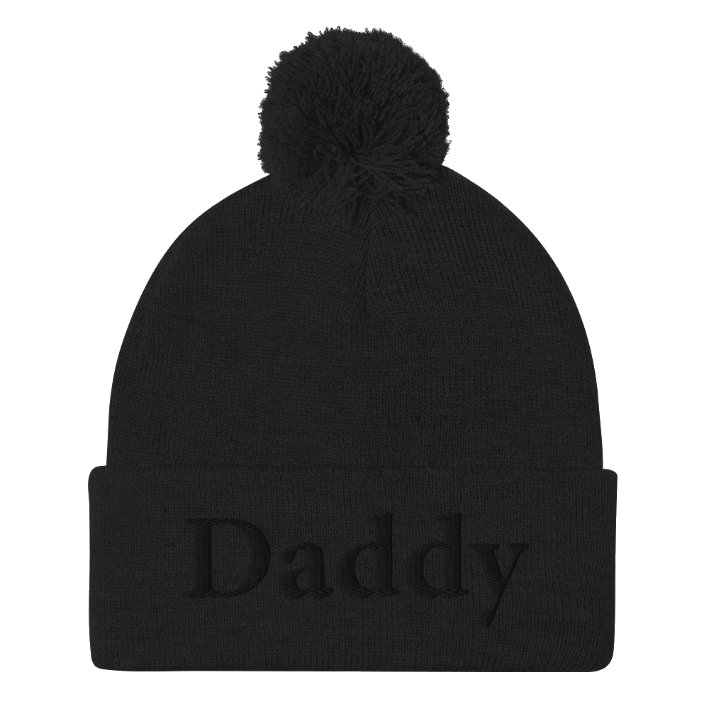 The Original Daddy - Pom-Pom Beanie - Embroidered