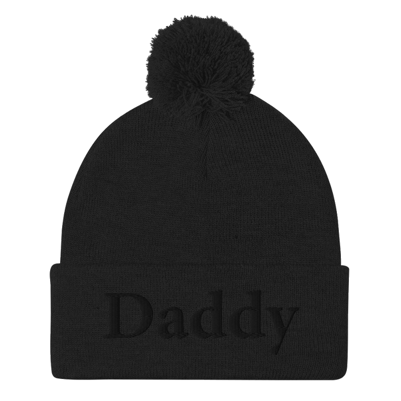 The Original Daddy - Pom-Pom Beanie - Embroidered