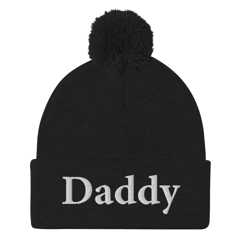 The Original Daddy - Pom-Pom Beanie - Embroidered