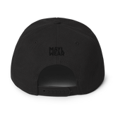 Snapback Hat - Wolf - Embroidered