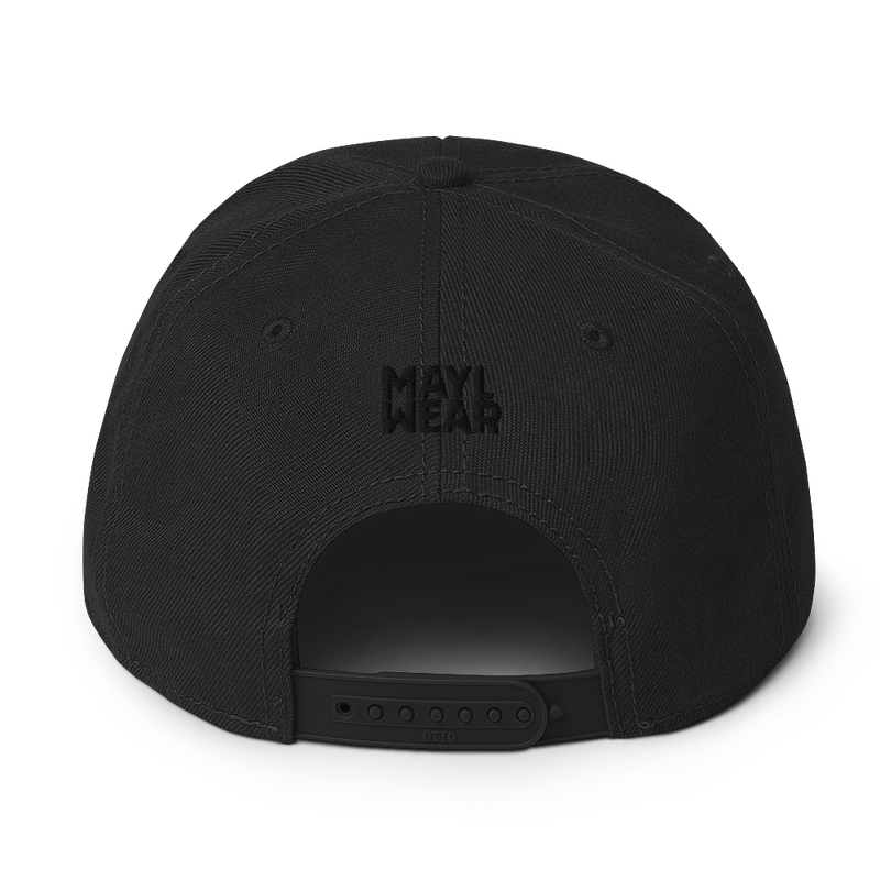 Snapback Hat - Wolf - Embroidered