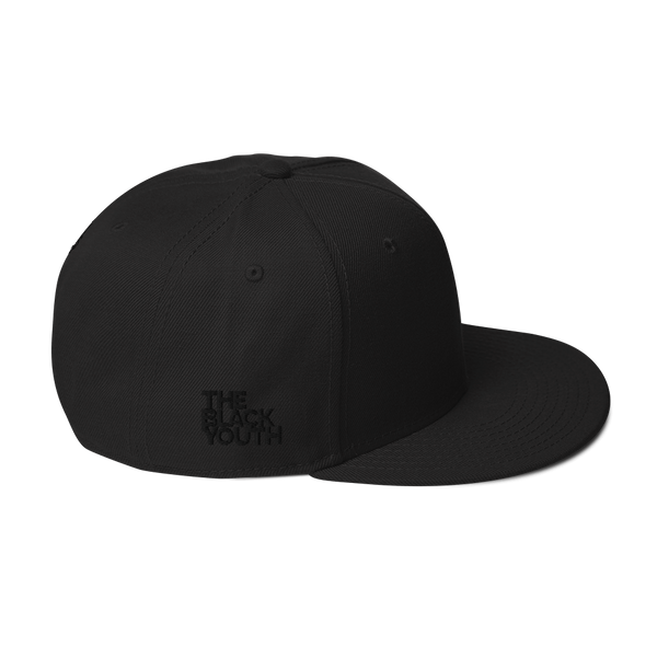 Snapback Hat - The Black Youth - Embroidered