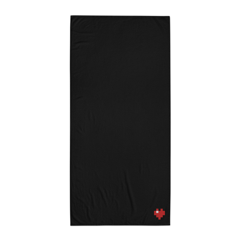 Towel - Pixel Heart - 100% Turkish Cotton