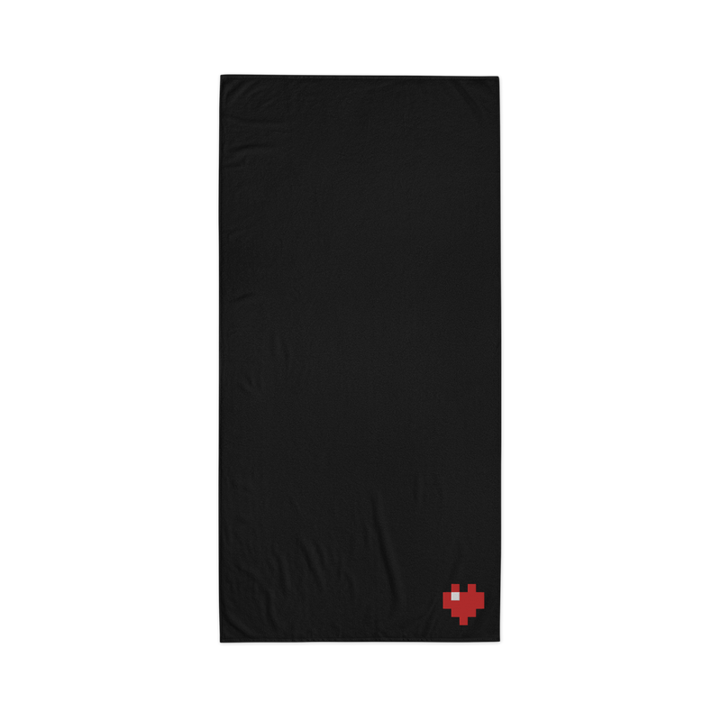 Towel - Pixel Heart - 100% Turkish Cotton