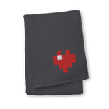 Towel - Pixel Heart - 100% Turkish Cotton