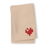 Towel - Pixel Heart - 100% Turkish Cotton
