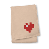 Towel - Pixel Heart - 100% Turkish Cotton