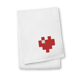 Towel - Pixel Heart - 100% Turkish Cotton