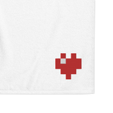 Towel - Pixel Heart - 100% Turkish Cotton